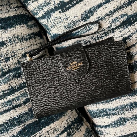 Coach Tech Wallet Black NWT - Picture 13 of 15